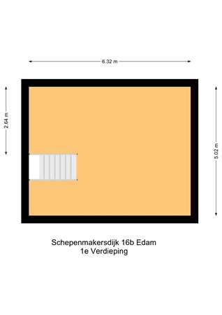 Plattegrond - Schepenmakersdijk 16b, 1135 AG Edam - plattegrond souterrain.jpg
